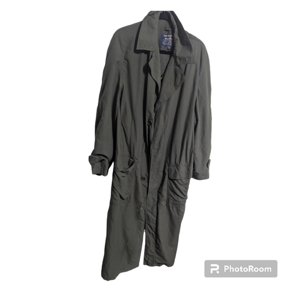 Tilley Endurables Vintage Water Resistant Trench Coat Olive Green Size Med - Picture 5 of 7